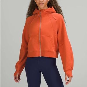 Canyon Orange Lululemon Scuba Full Zip